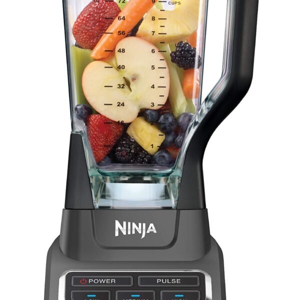 Ninja BL610 Professional 72 Oz Countertop 1000-Watt Base and Total Crushing Technology for-Smoothies, Ice and Frozen Fruit, Black, Blender + Pitcher